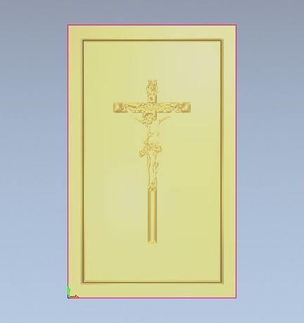 jesus printed door 3D print model_5