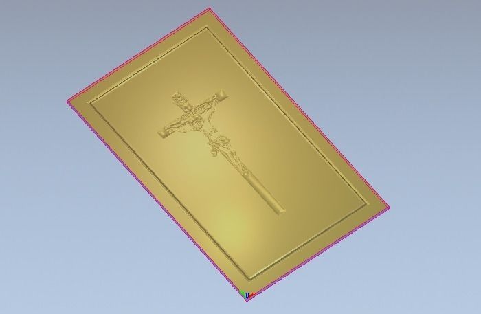 jesus printed door 3D print model_2