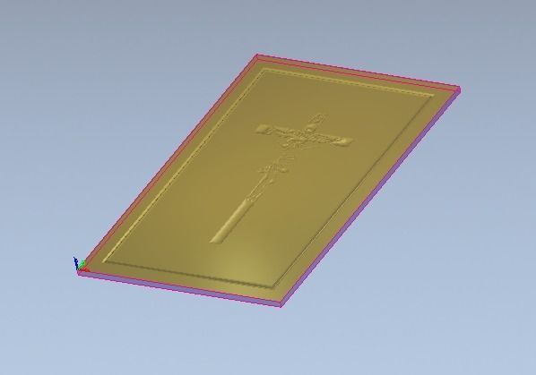 jesus printed door 3D print model_3