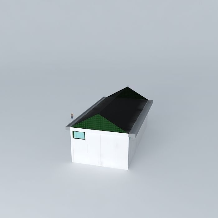 The barn garage Free 3D model_1