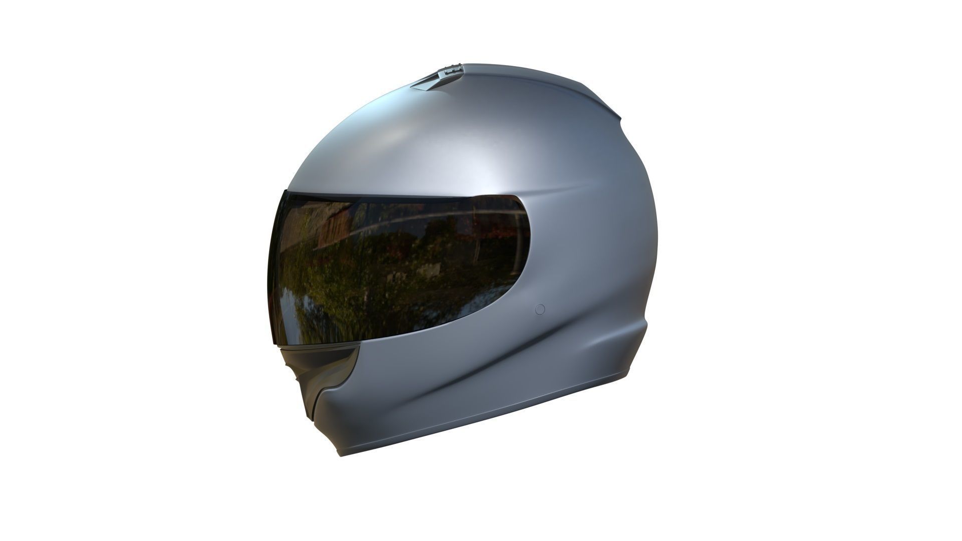 Helmet motorcycle Low-poly 3D model_3
