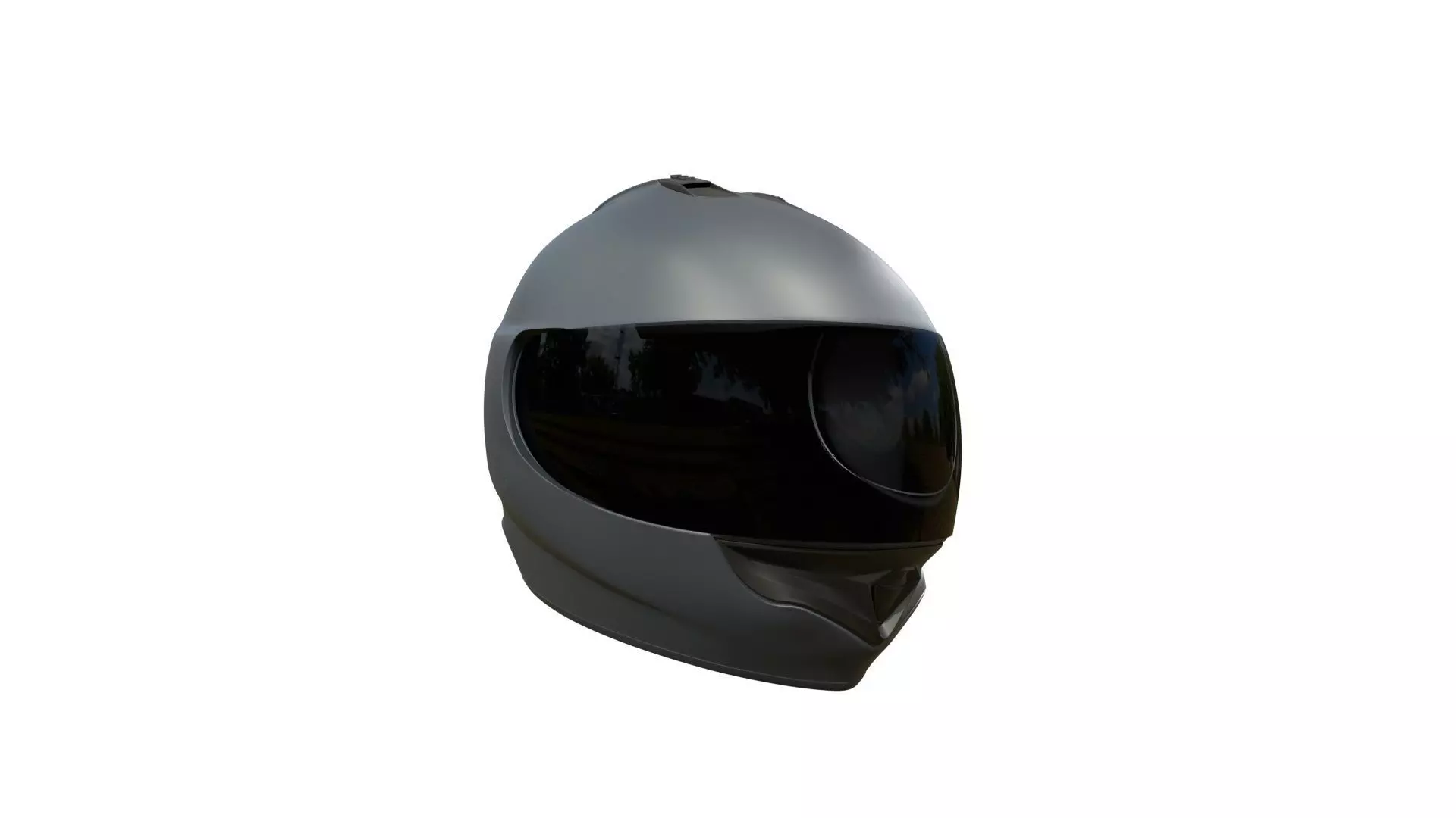 Helmet motorcycle Low-poly 3D model_0