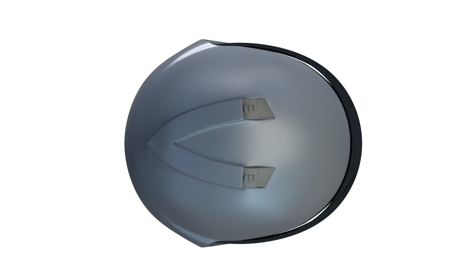 Helmet motorcycle Low-poly 3D model_1