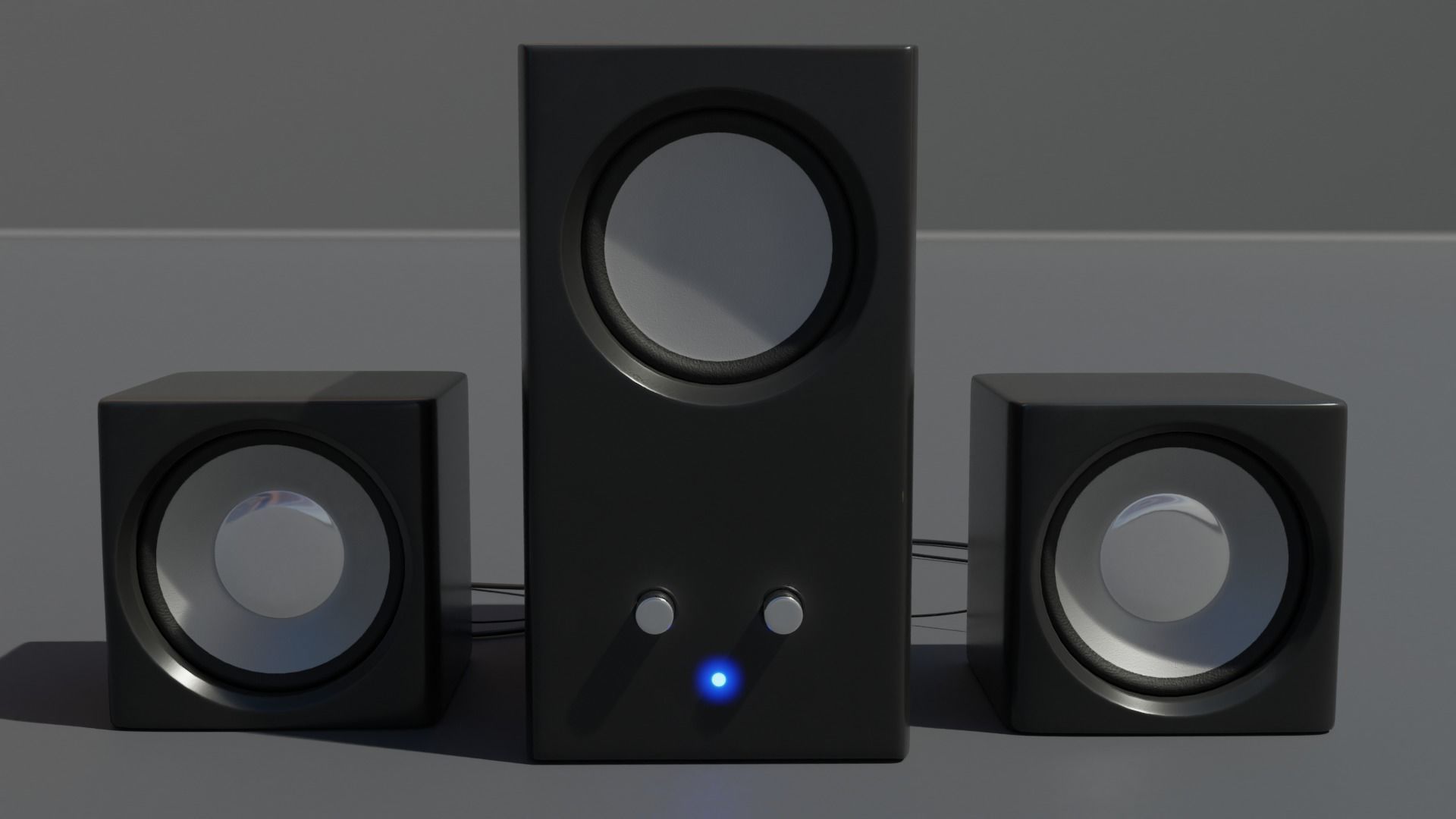 Speakers speaker system 3D model_8