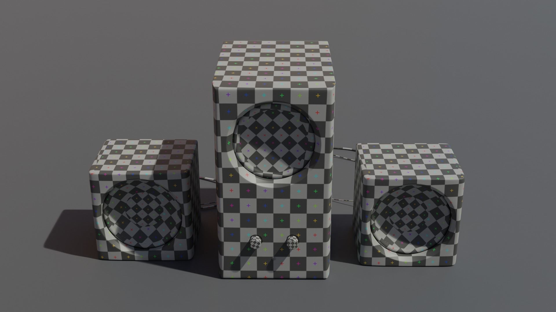 Speakers speaker system 3D model_19