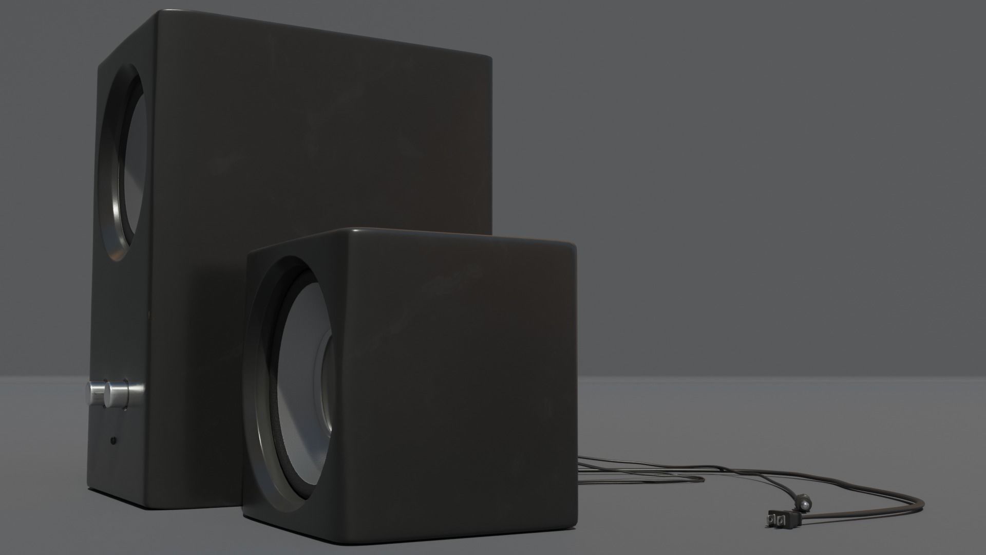 Speakers speaker system 3D model_4