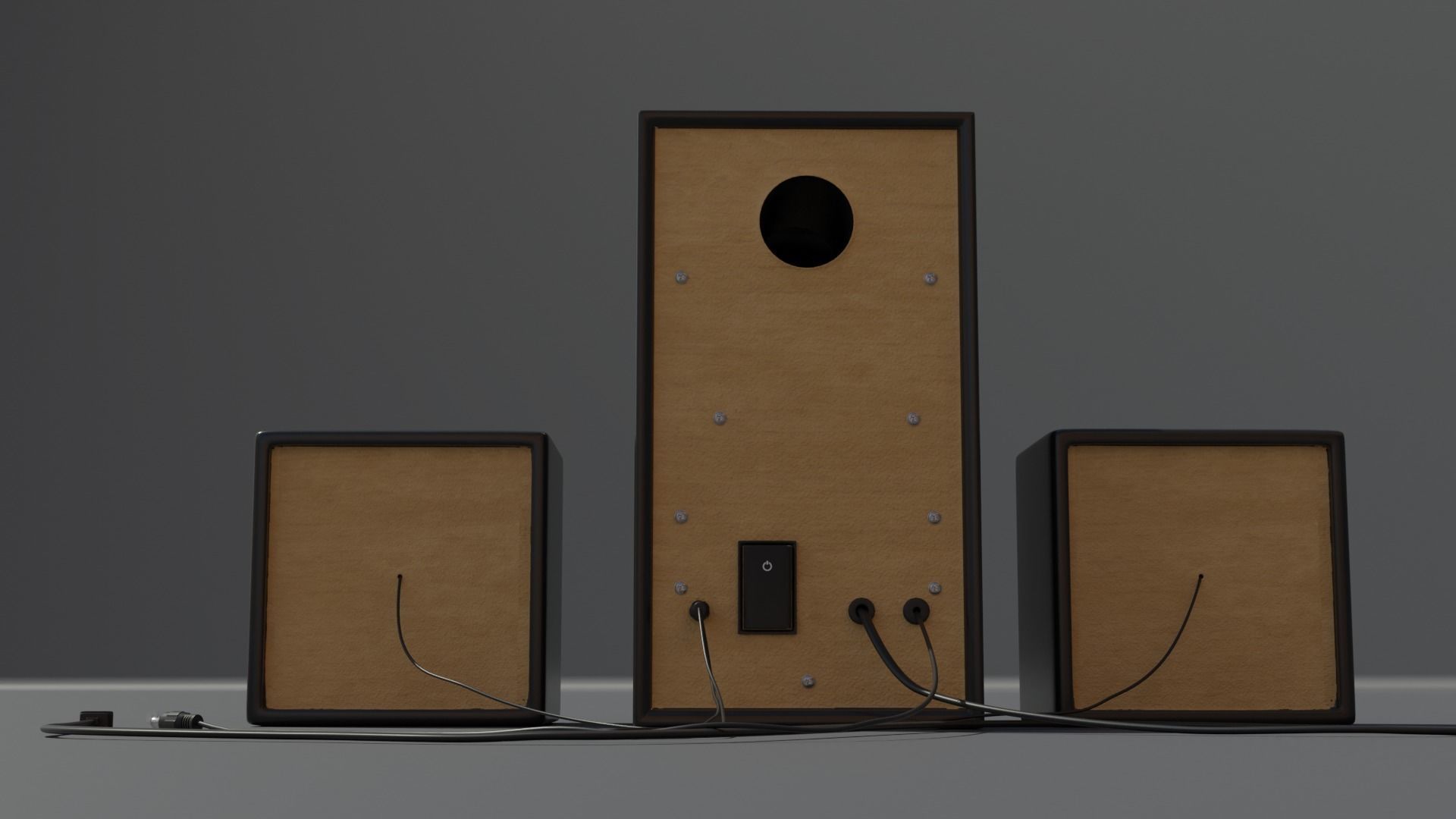 Speakers speaker system 3D model_6