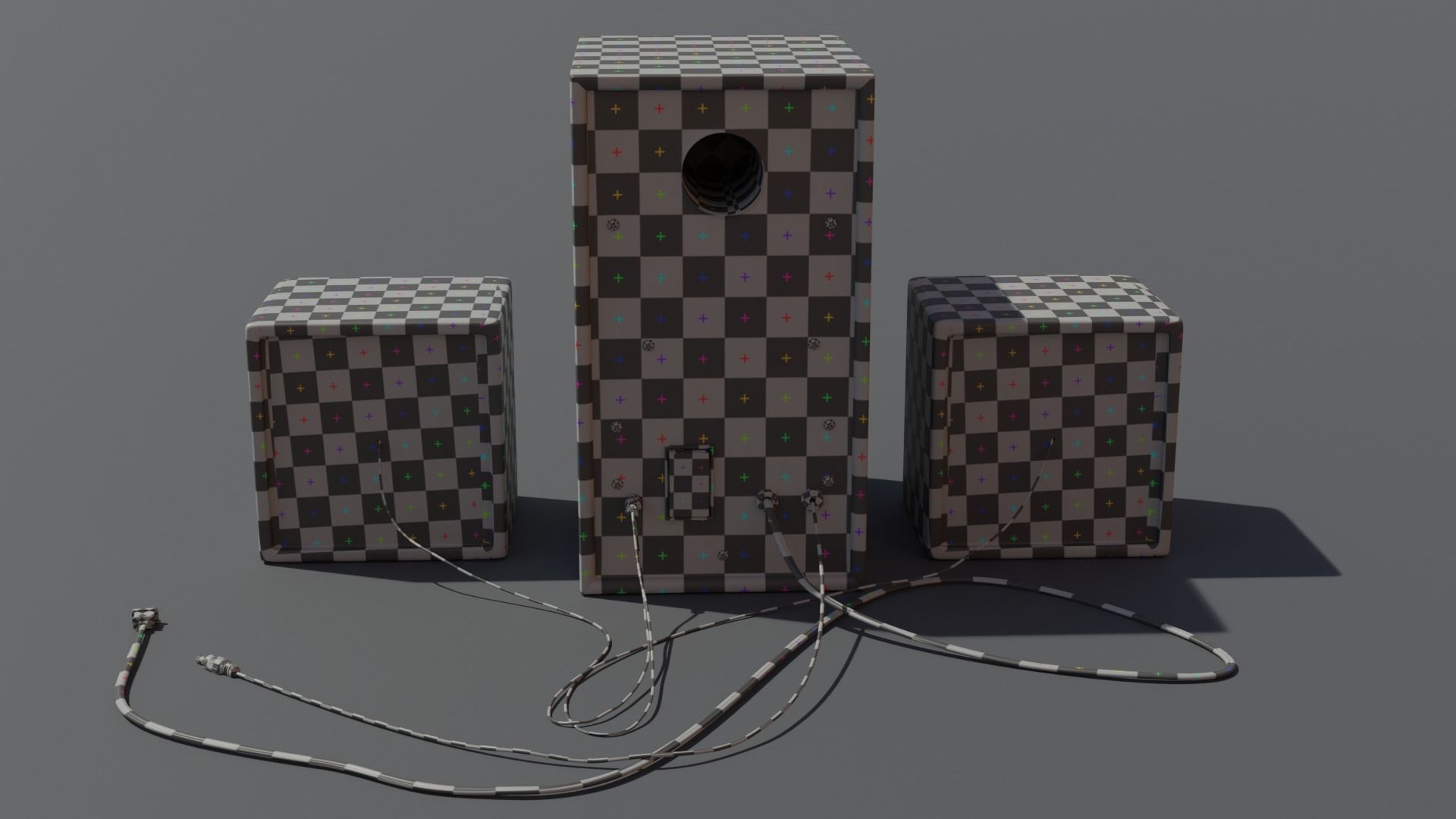 Speakers speaker system 3D model_22