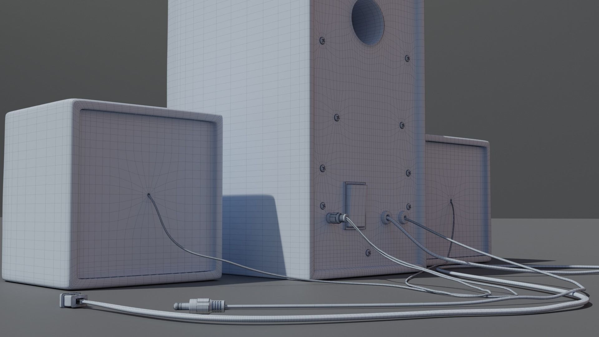 Speakers speaker system 3D model_17