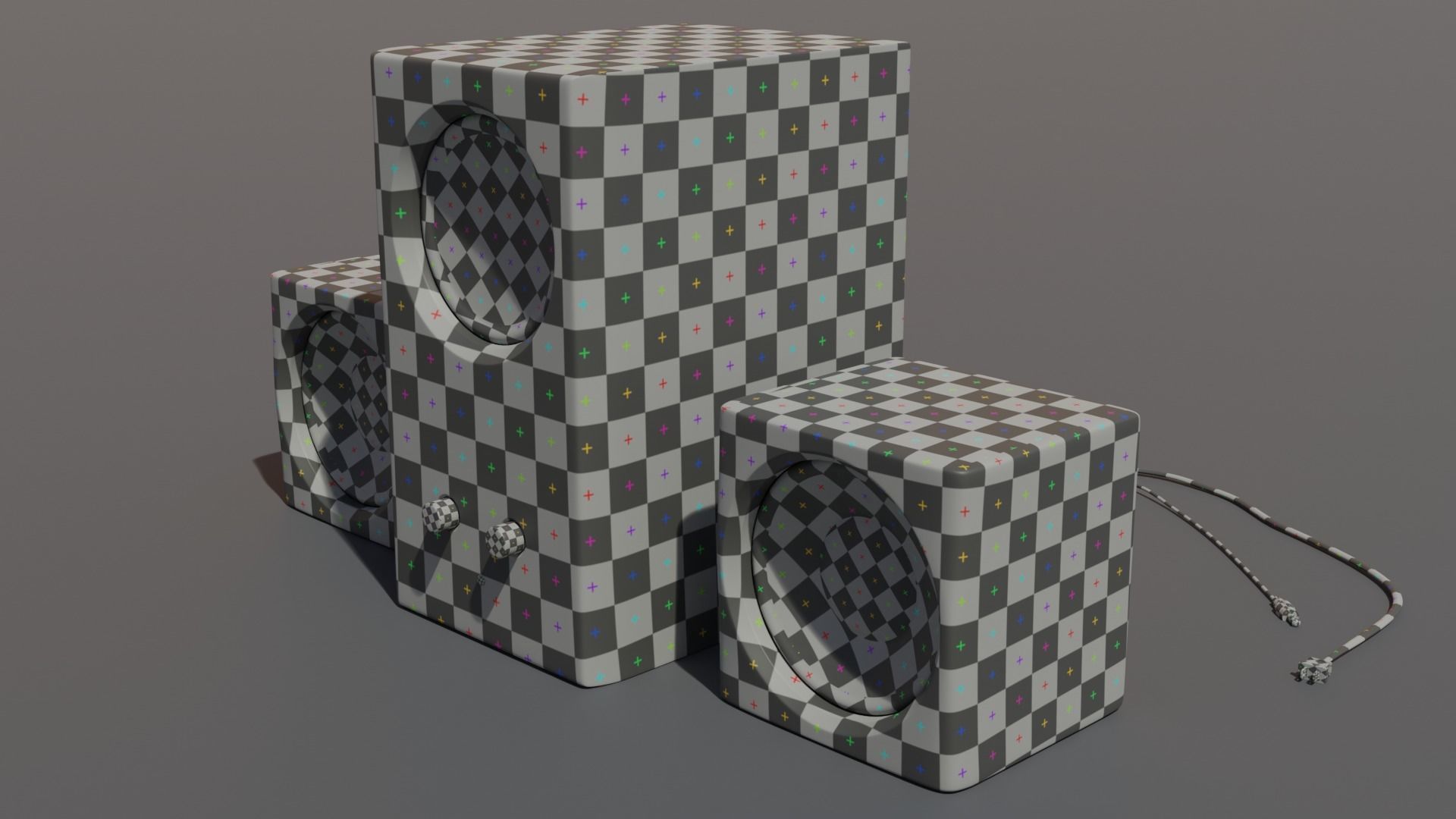 Speakers speaker system 3D model_20