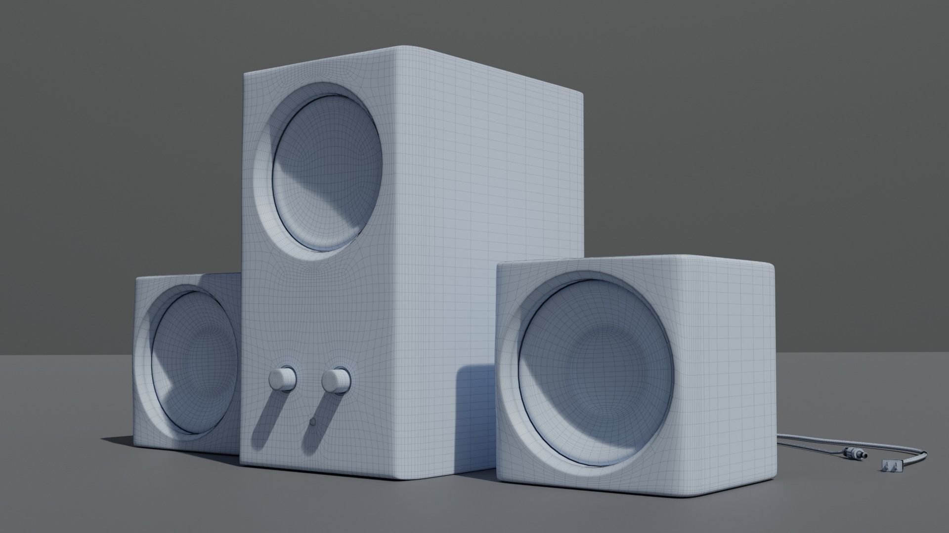 Speakers speaker system 3D model_18