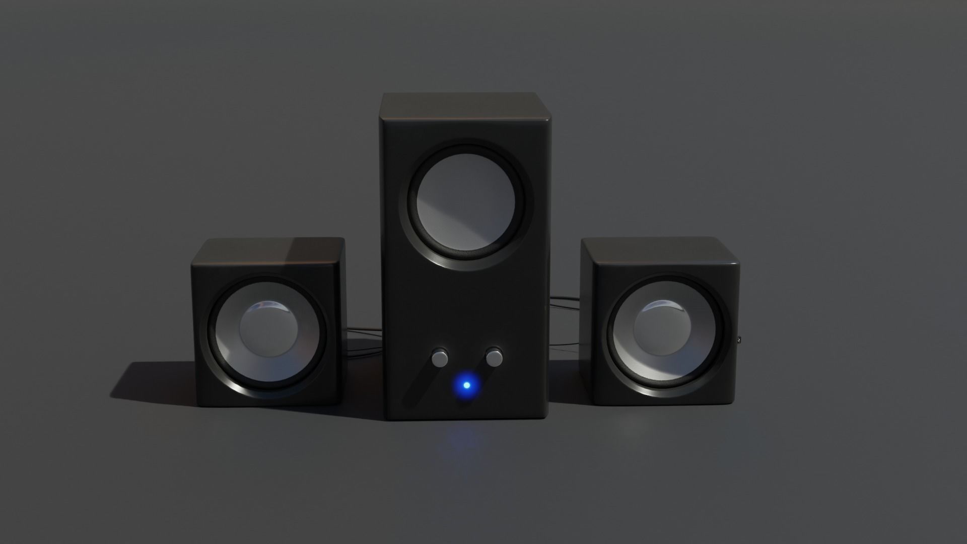 Speakers speaker system 3D model_10