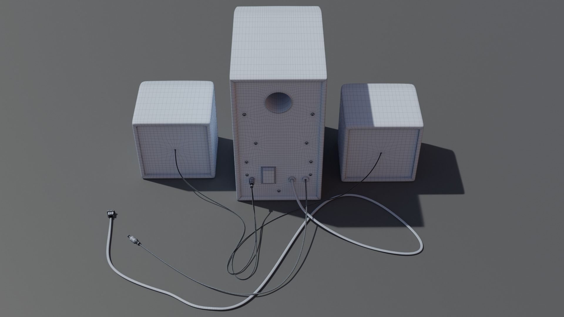 Speakers speaker system 3D model_16