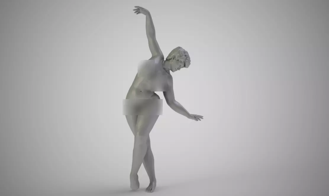Dancer Bending 3D print model_0
