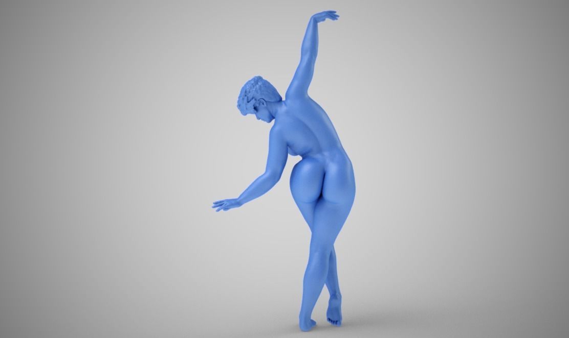 Dancer Bending 3D print model_10