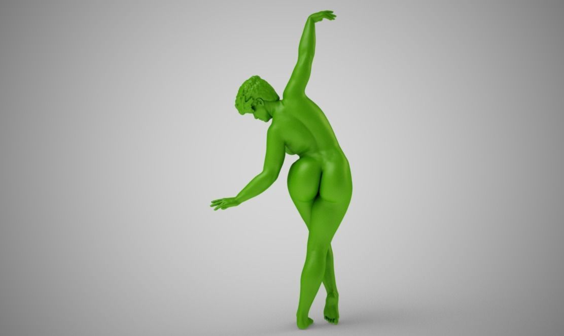 Dancer Bending 3D print model_11
