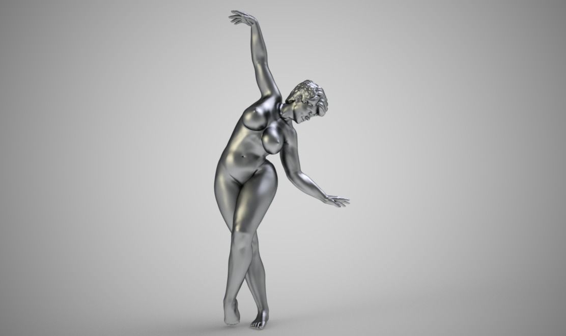 Dancer Bending 3D print model_4