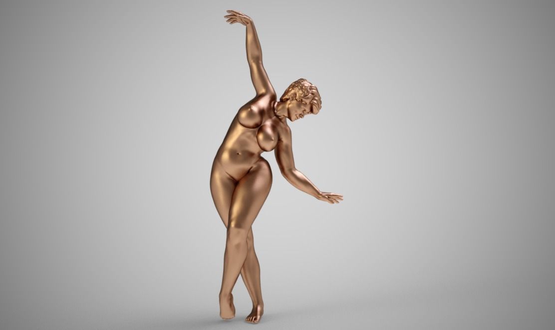 Dancer Bending 3D print model_5