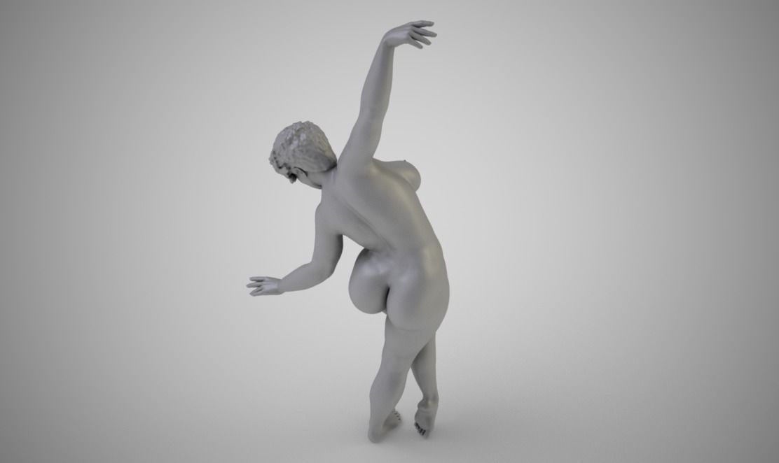 Dancer Bending 3D print model_2