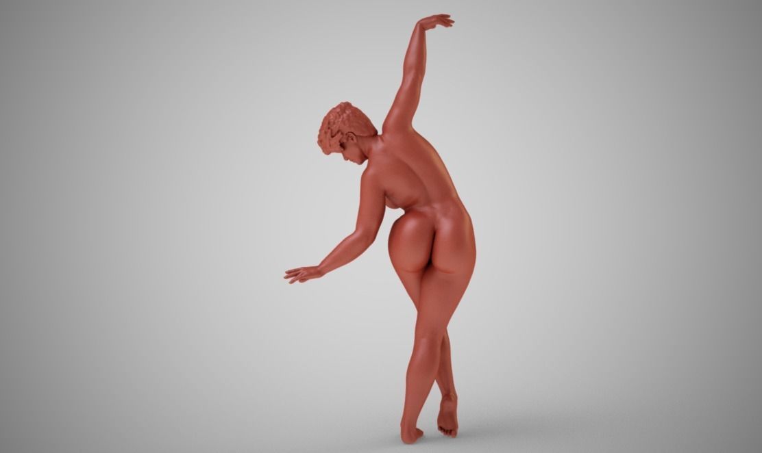 Dancer Bending 3D print model_9