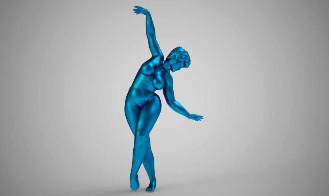 Dancer Bending 3D print model_6