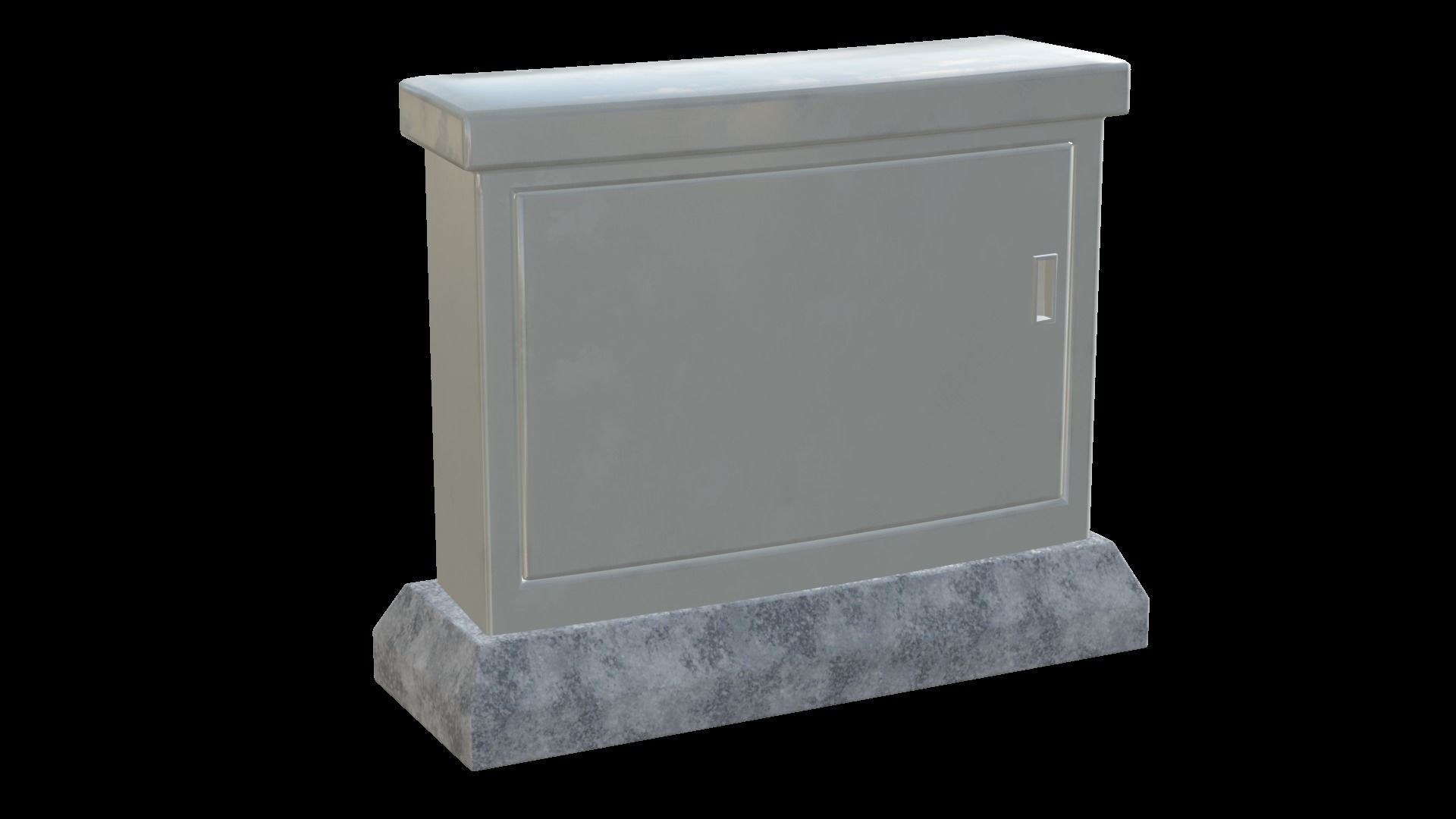 Hong Kong City street environment items 3D models Bundle Part 1  Low-poly 3D model_9