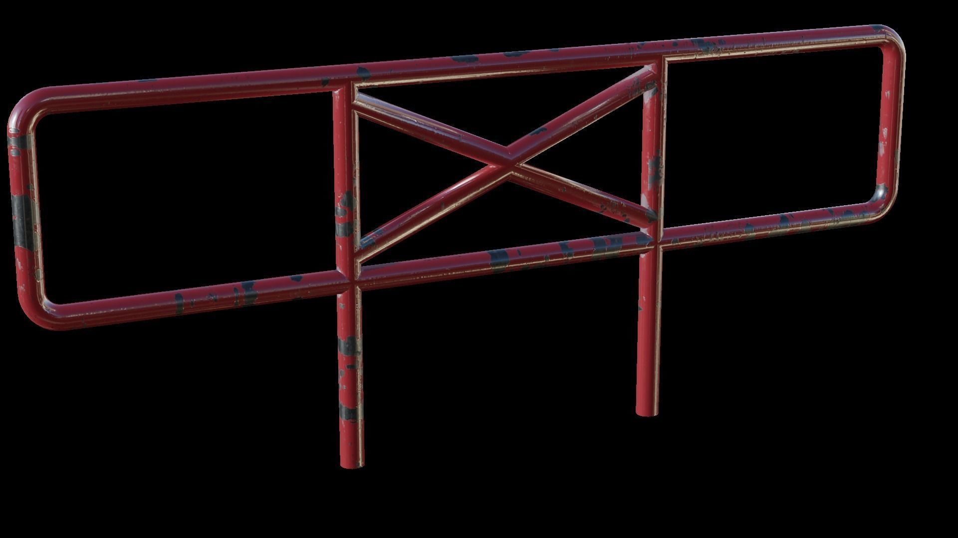 Hong Kong City street environment items 3D models Bundle Part 1  Low-poly 3D model_18