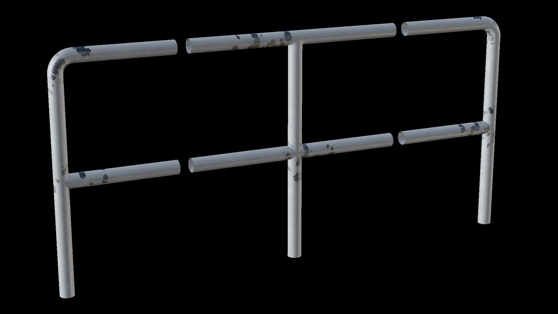 Hong Kong City street environment items 3D models Bundle Part 1  Low-poly 3D model_12