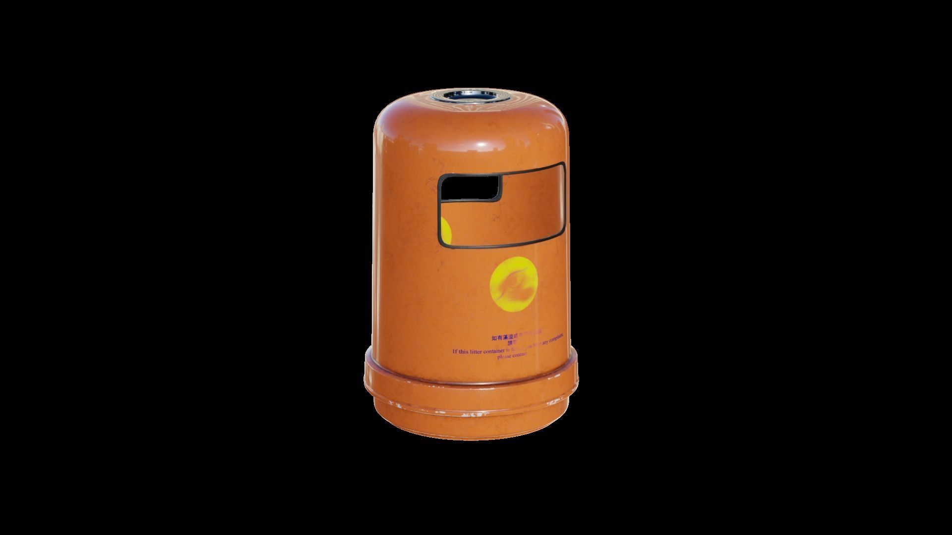 Hong Kong City street environment items 3D models Bundle Part 1  Low-poly 3D model_7