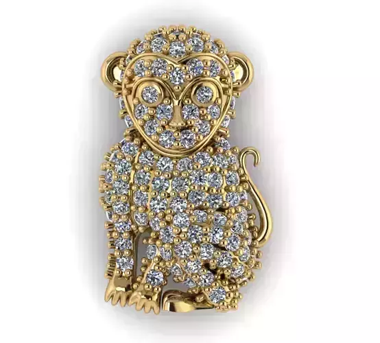monkey diamond jewelry