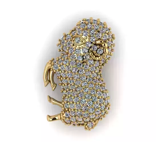 sheep jewelry diamond