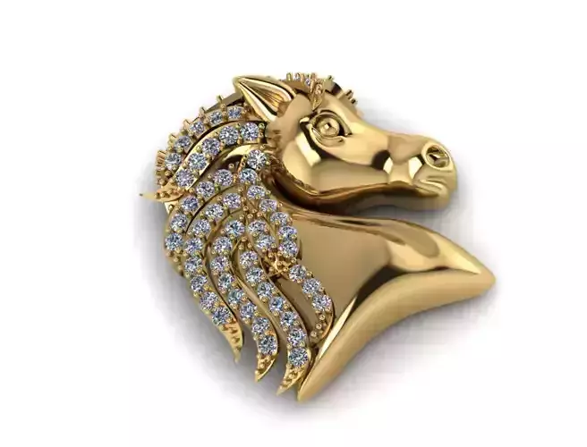 horse diamond jewelry
