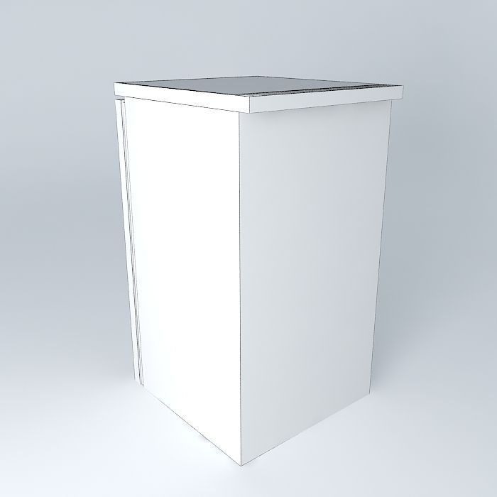 refrigerator Free 3D model_4