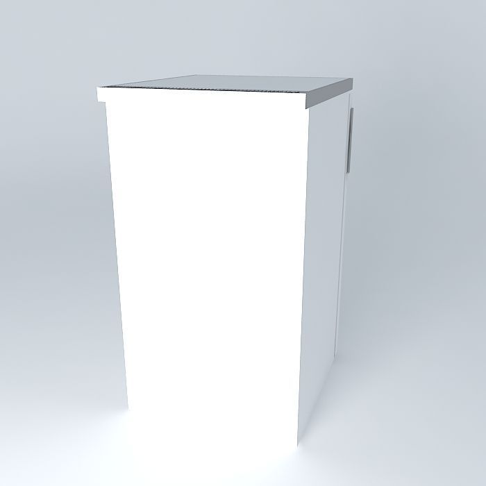 refrigerator Free 3D model_1