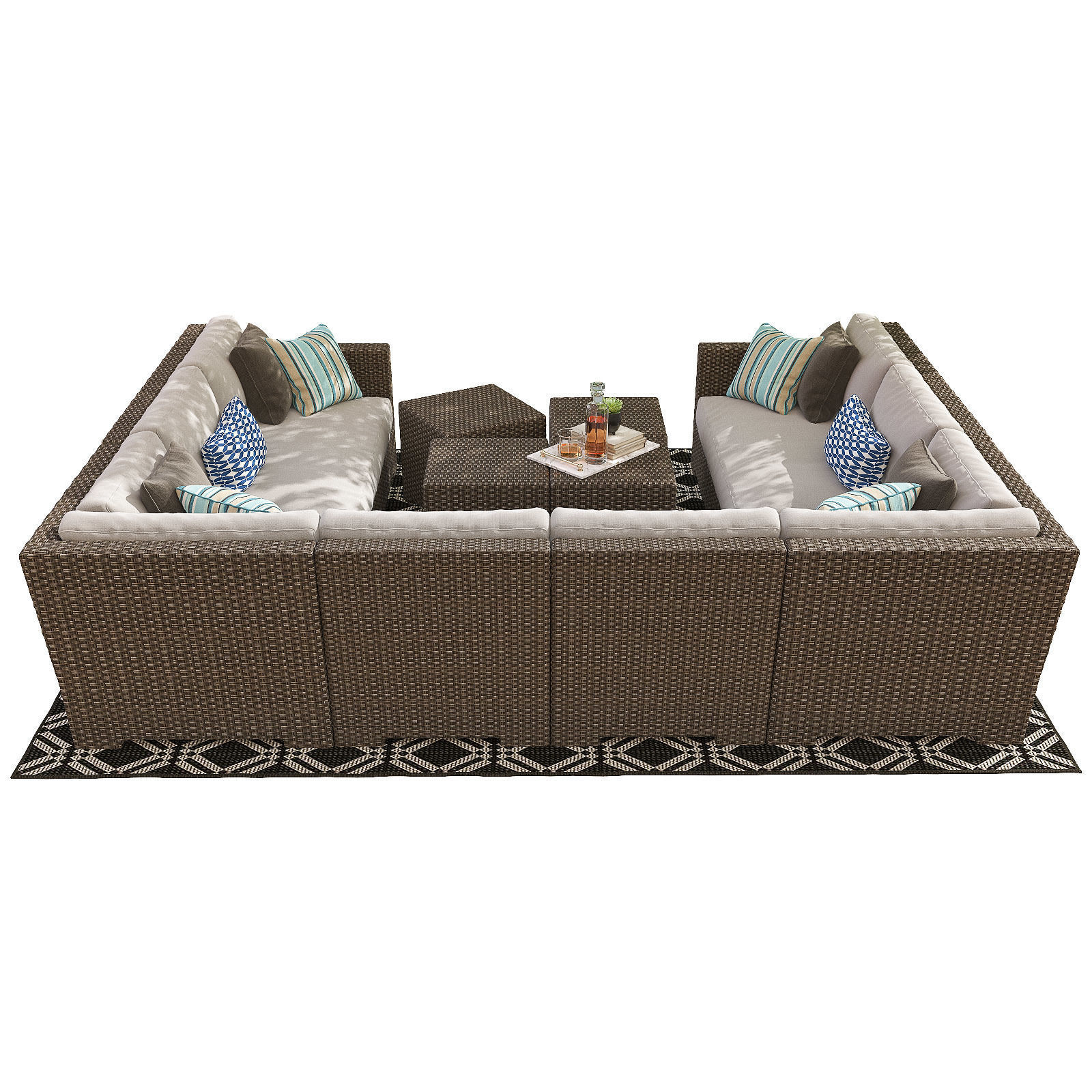 VENTURA Lounge Collection Set III 3D model_3