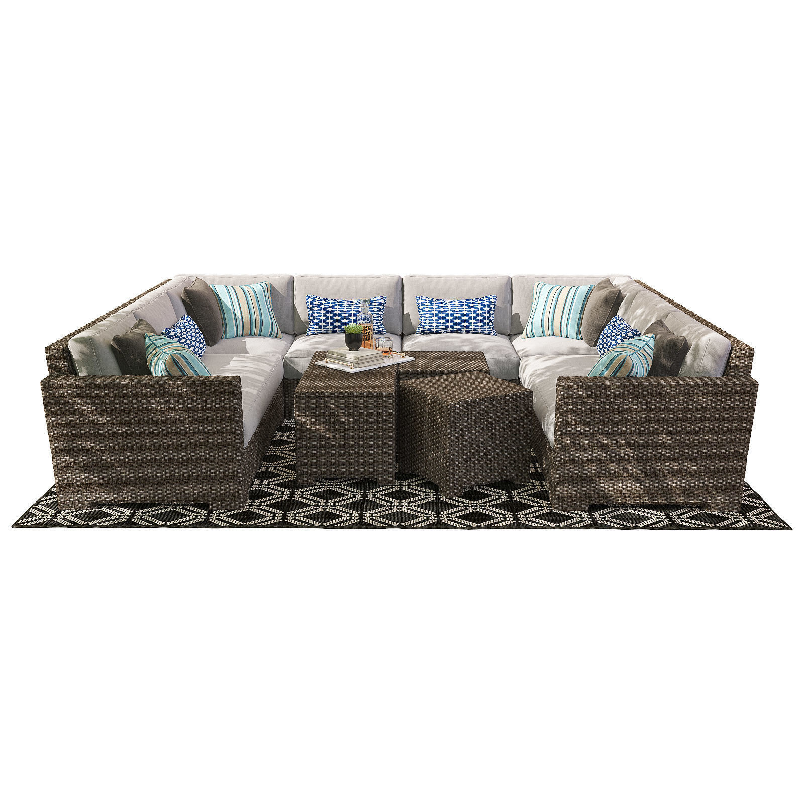 VENTURA Lounge Collection Set III 3D model_1