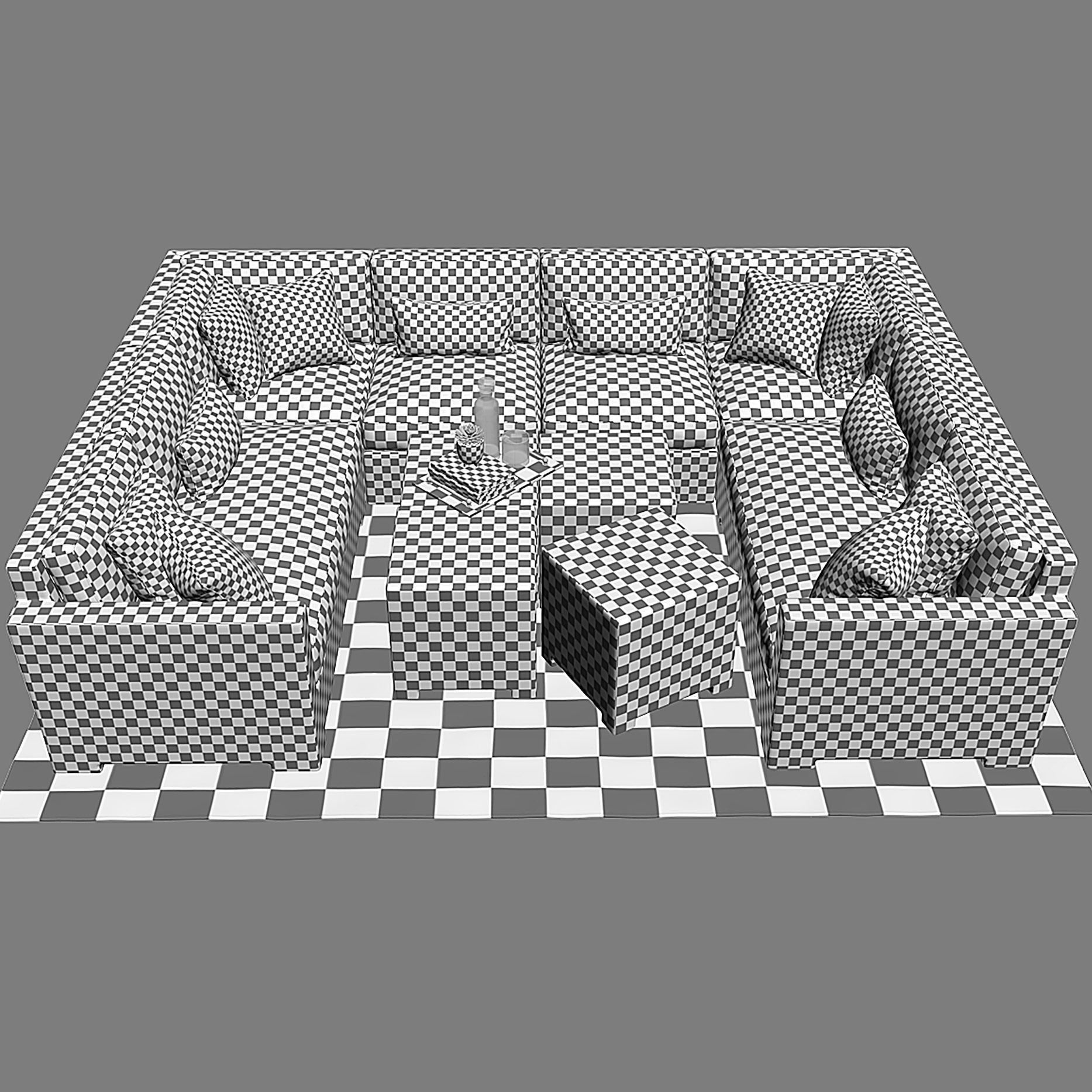 VENTURA Lounge Collection Set III 3D model_15