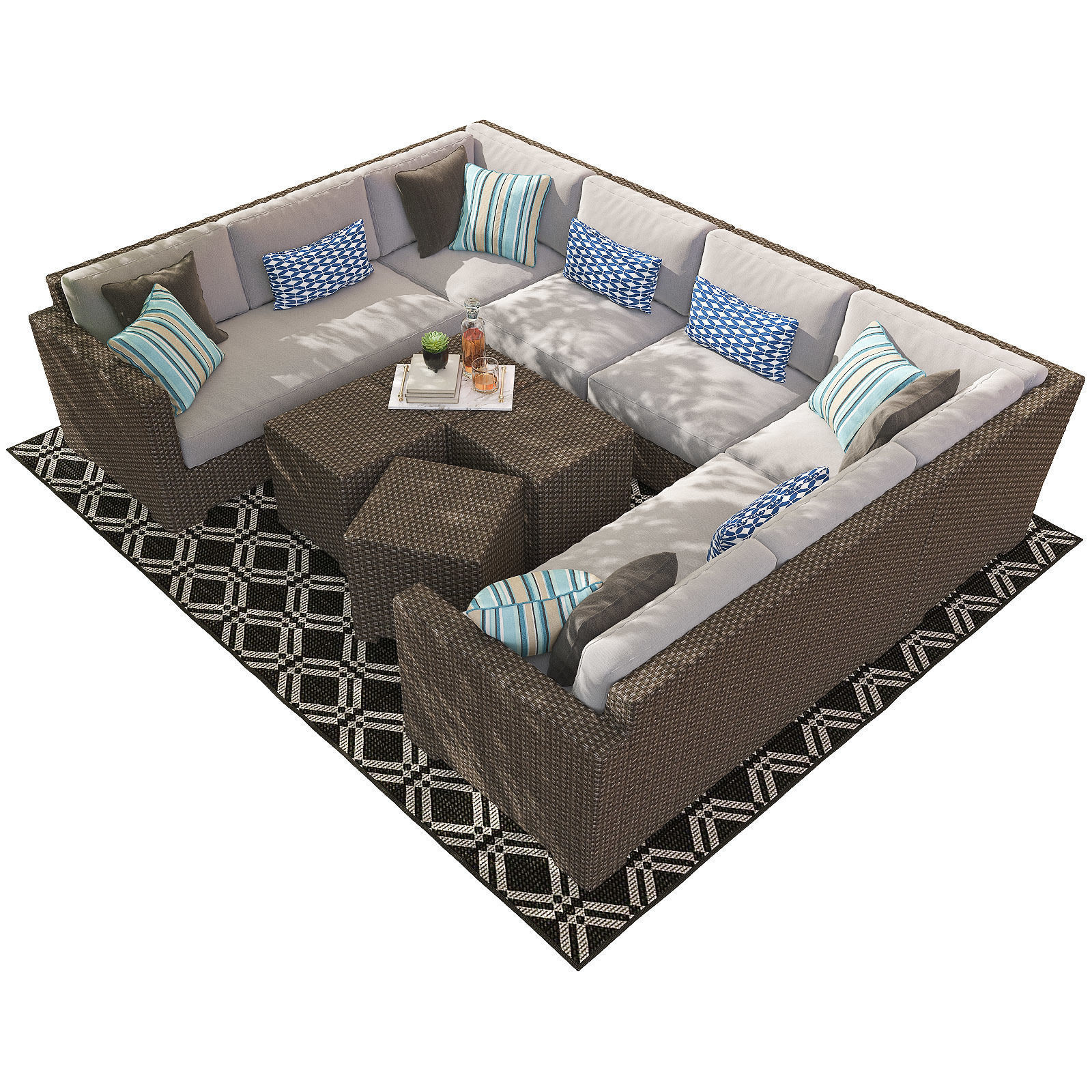 VENTURA Lounge Collection Set III 3D model_2