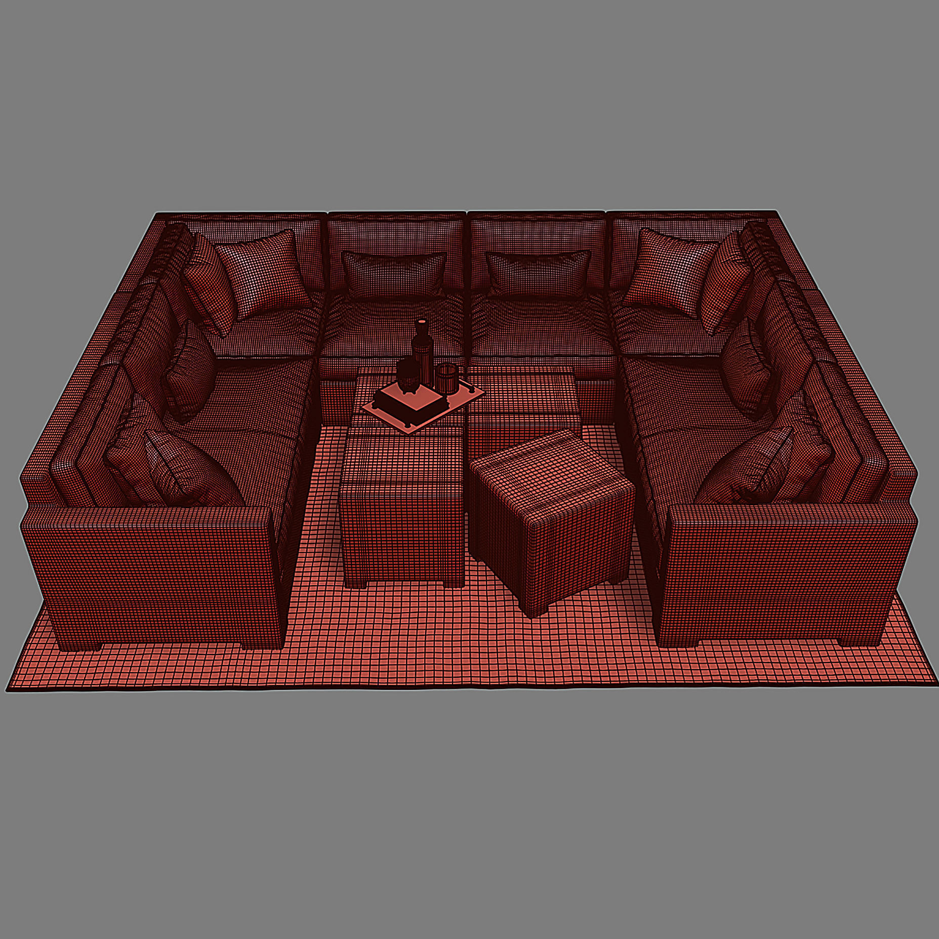 VENTURA Lounge Collection Set III 3D model_13