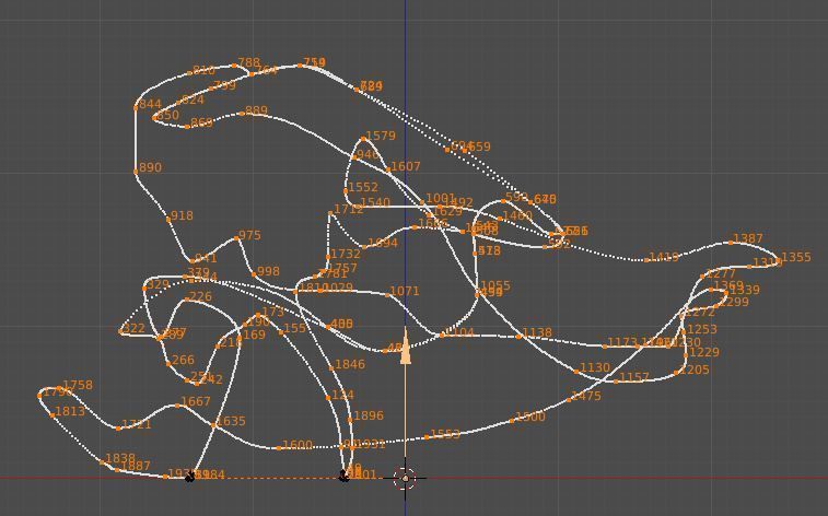 Background Butterflies and Moths Animated- Low Poly Low-poly 3D model_10