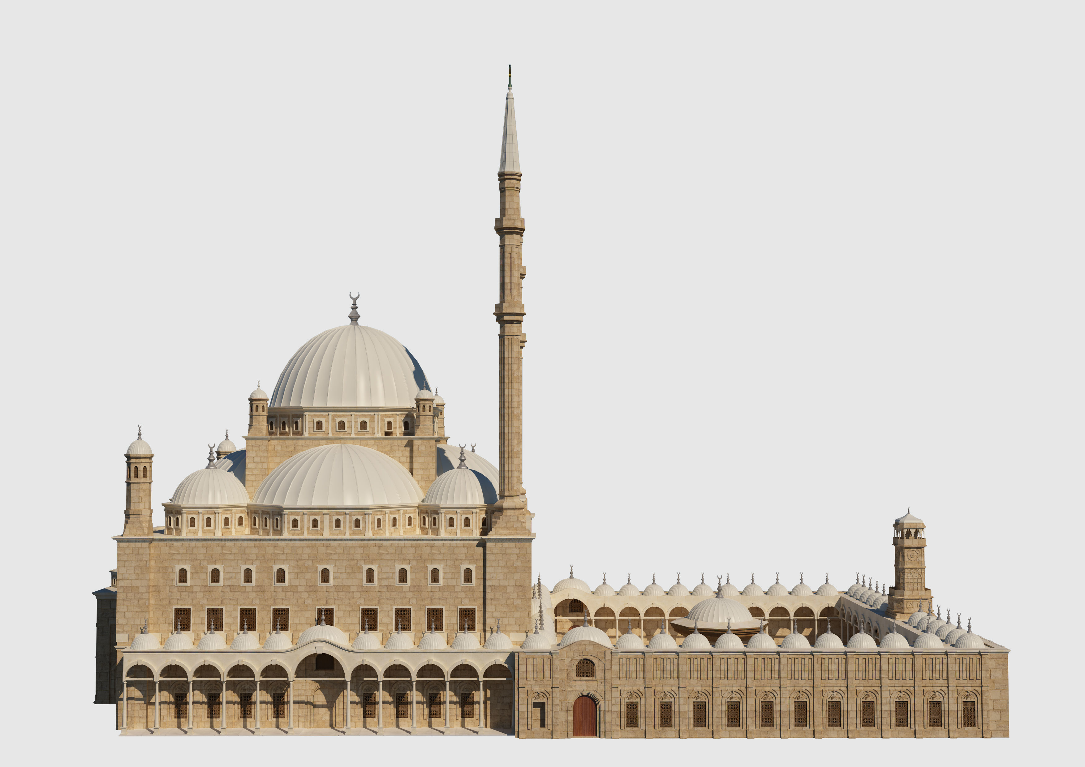 Muhammad Ali Mosque 3D model_5