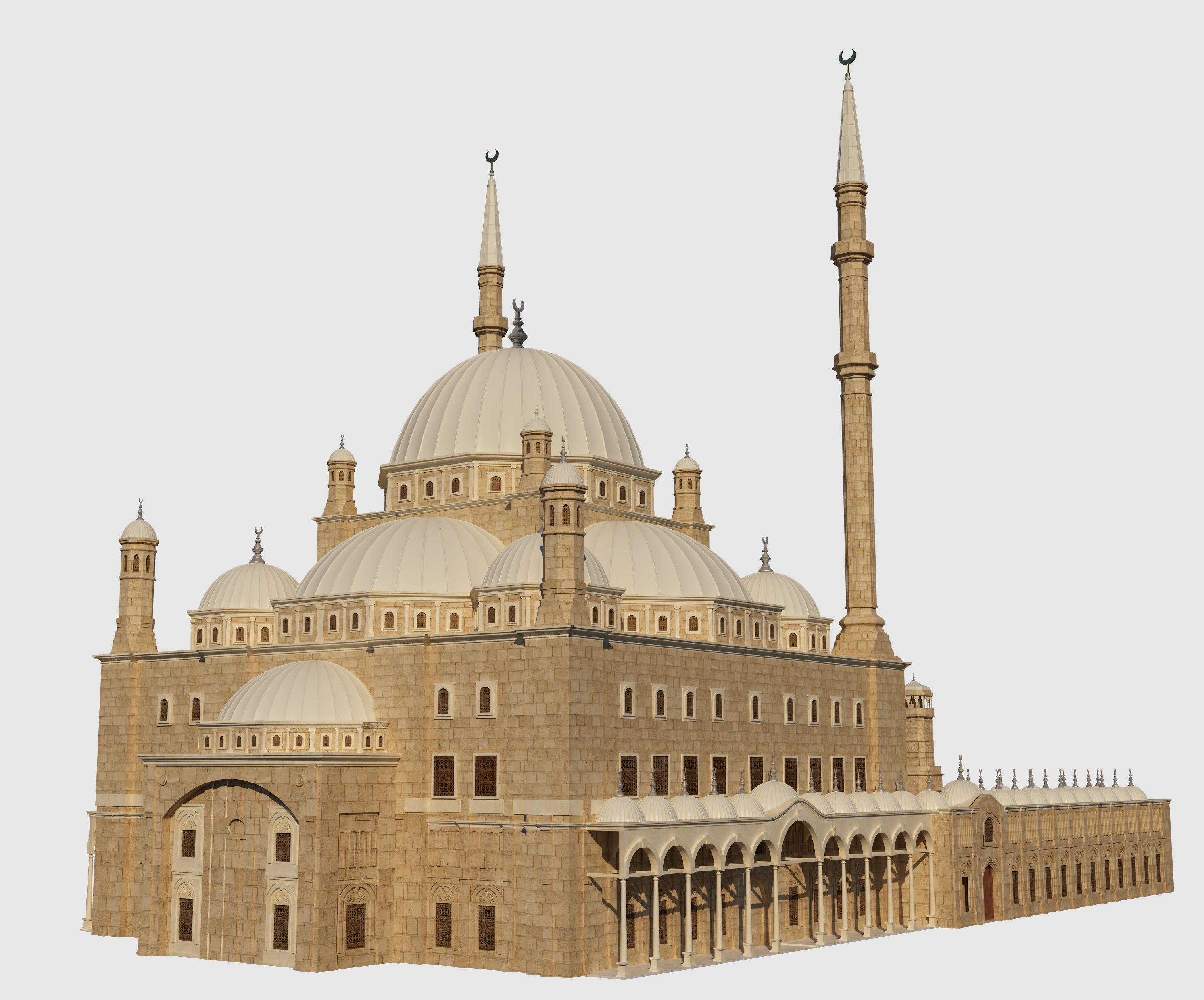 Muhammad Ali Mosque 3D model_8