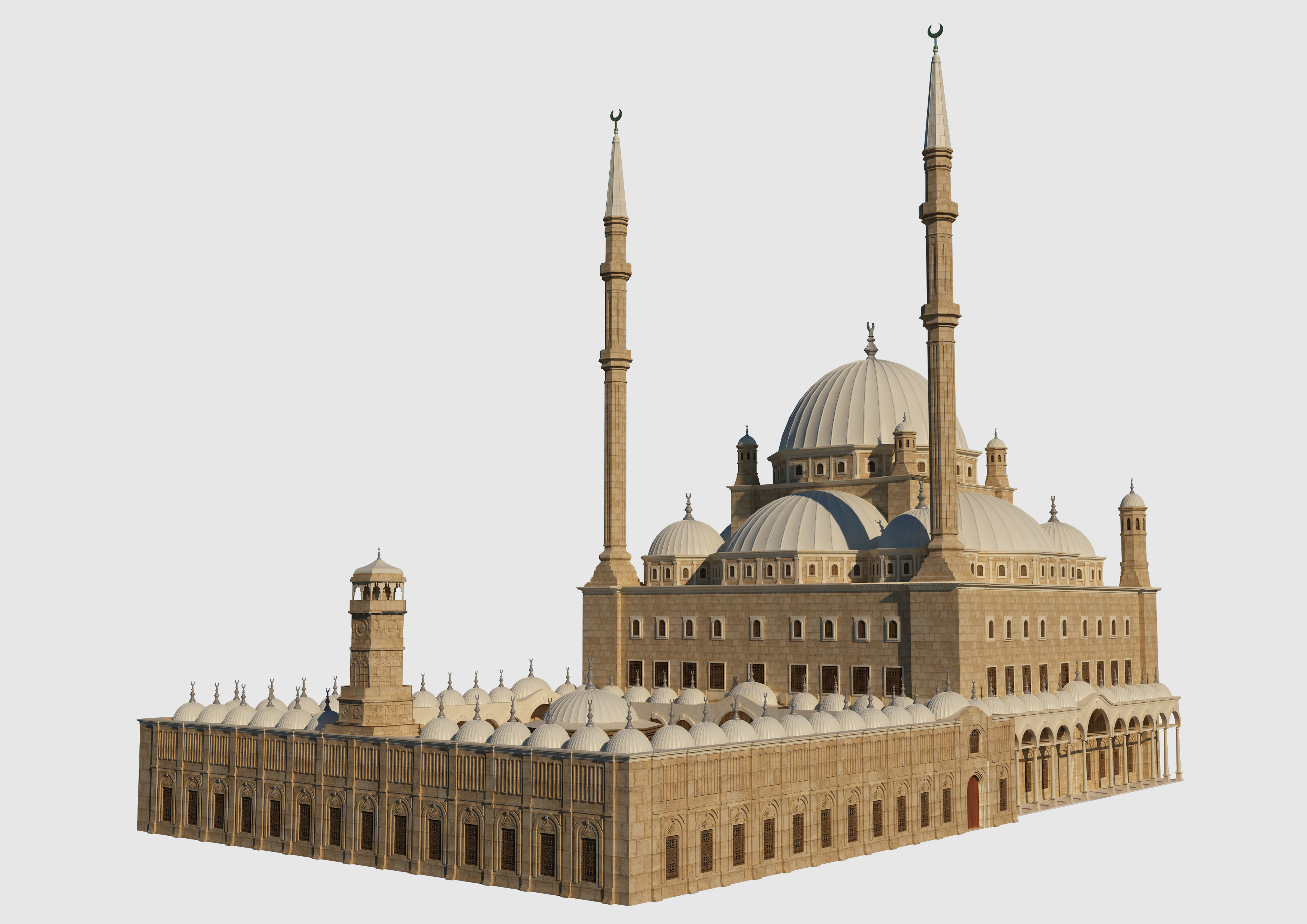 Muhammad Ali Mosque 3D model_1