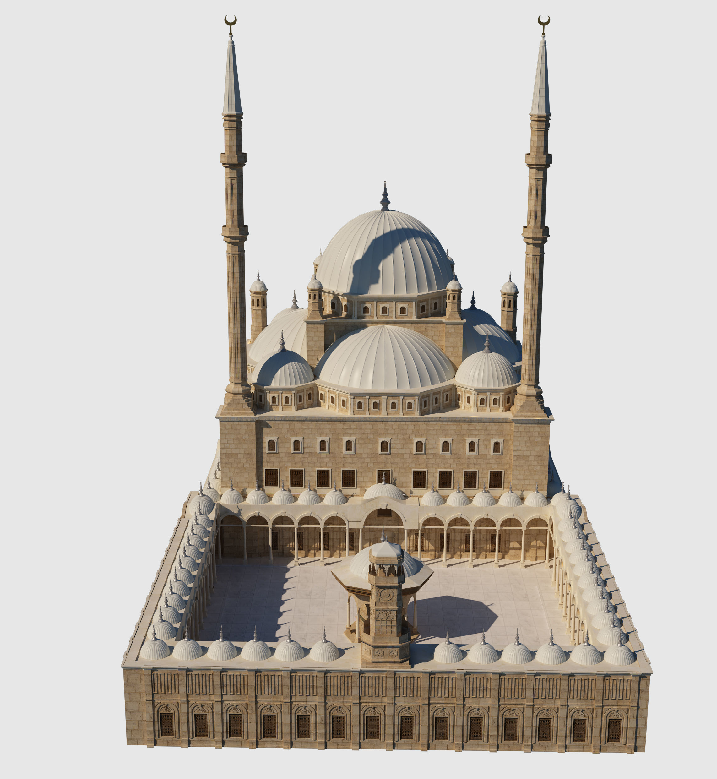 Muhammad Ali Mosque 3D model_3