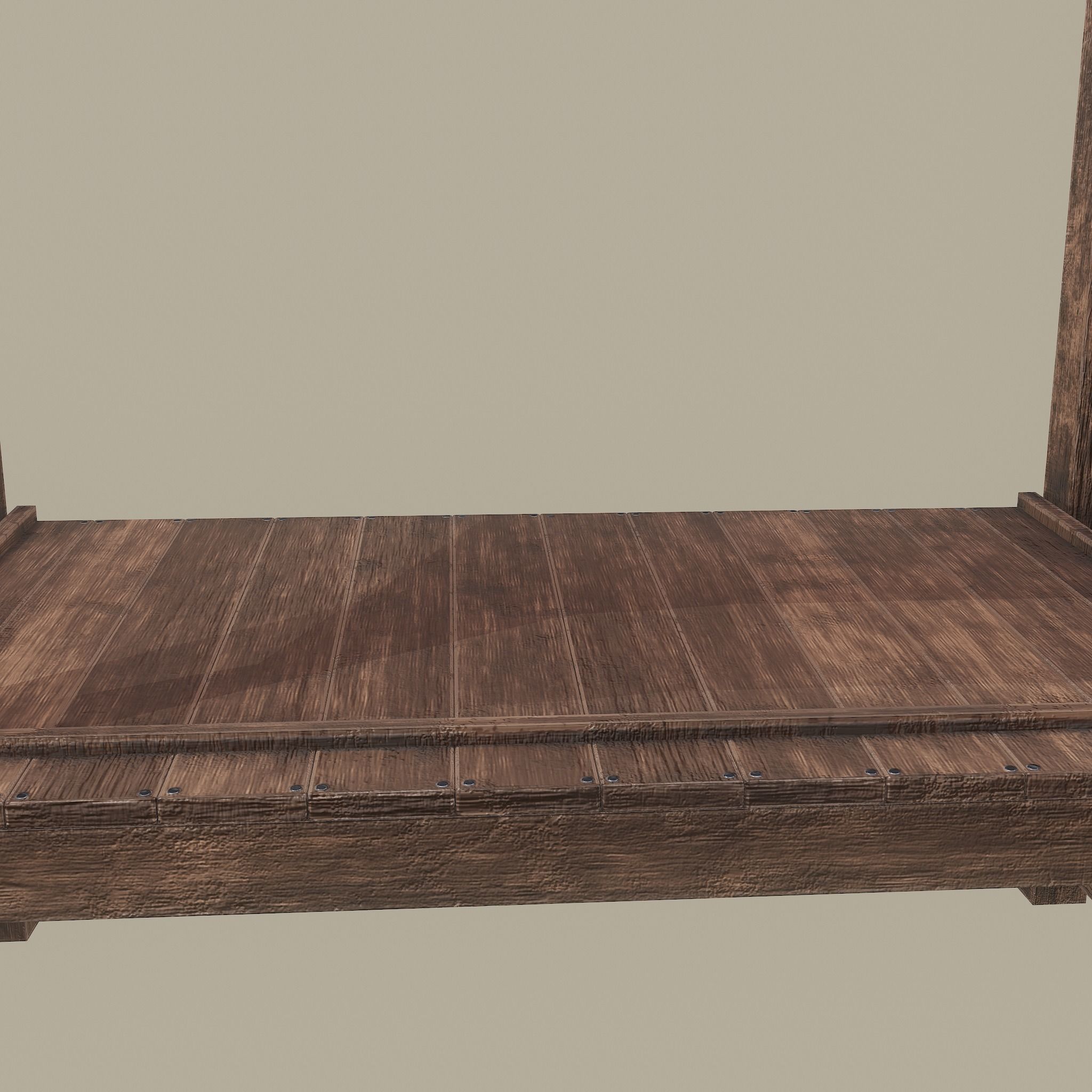 Merchant Stall Low-poly 3D model_26