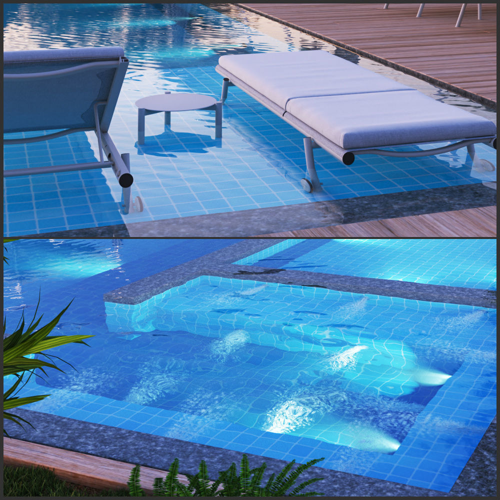 Swimming Pool 8 3D model_1