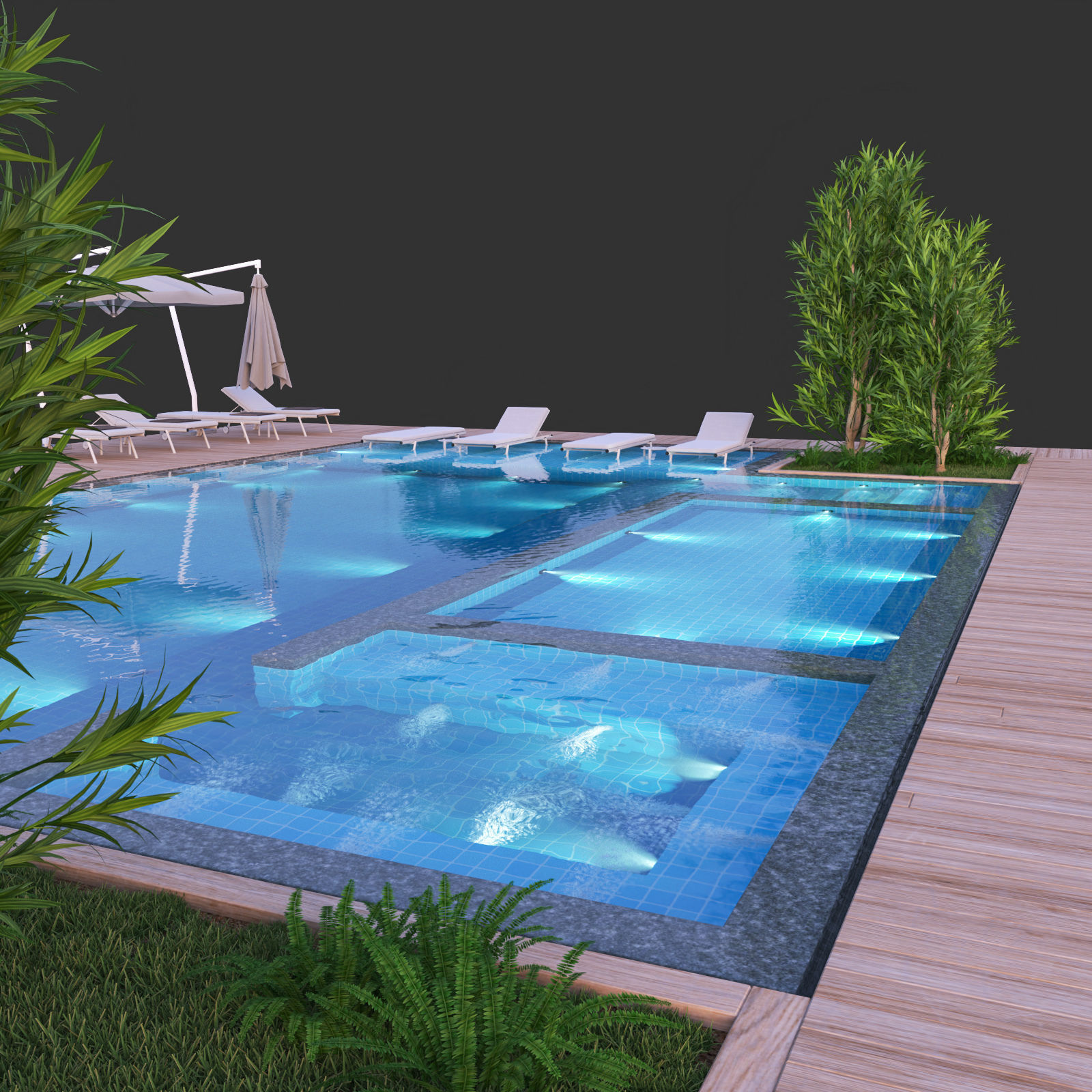 Swimming Pool 8 3D model_5