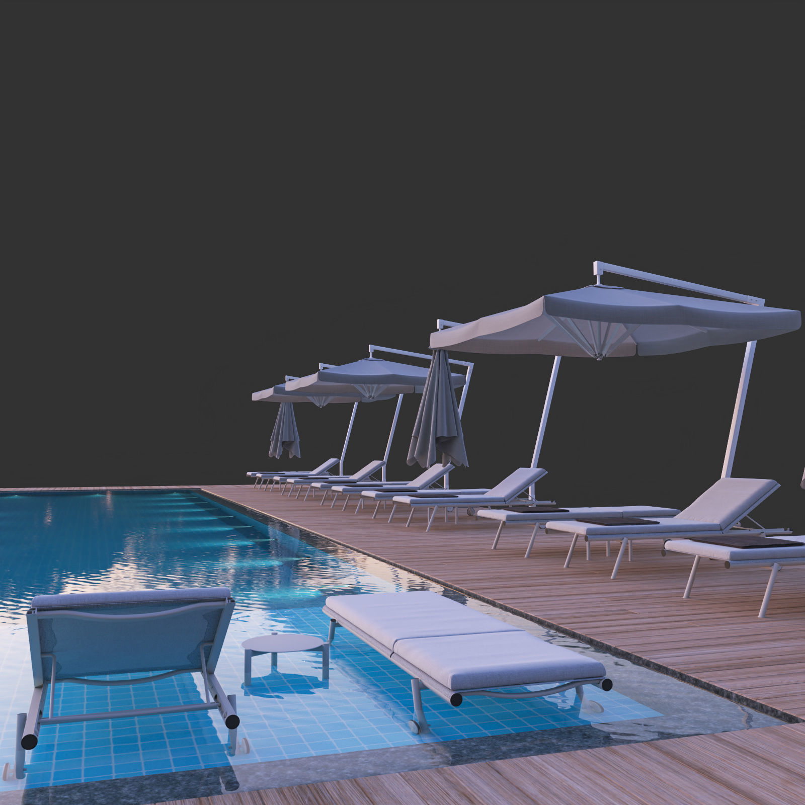 Swimming Pool 8 3D model_4