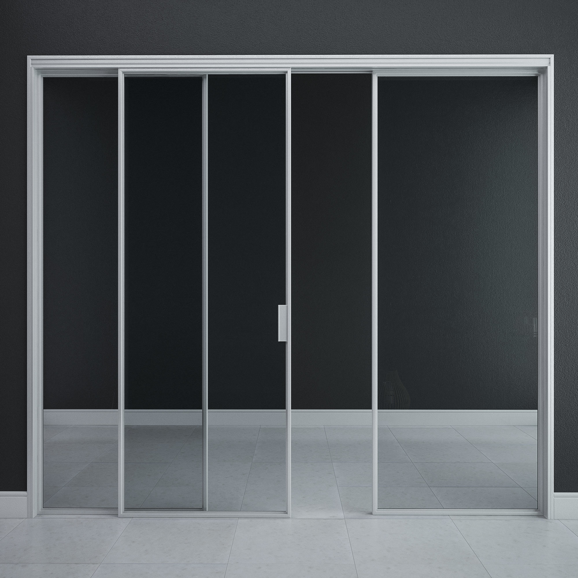 Rimadesio Velaria Sliding Doors 3D model_2