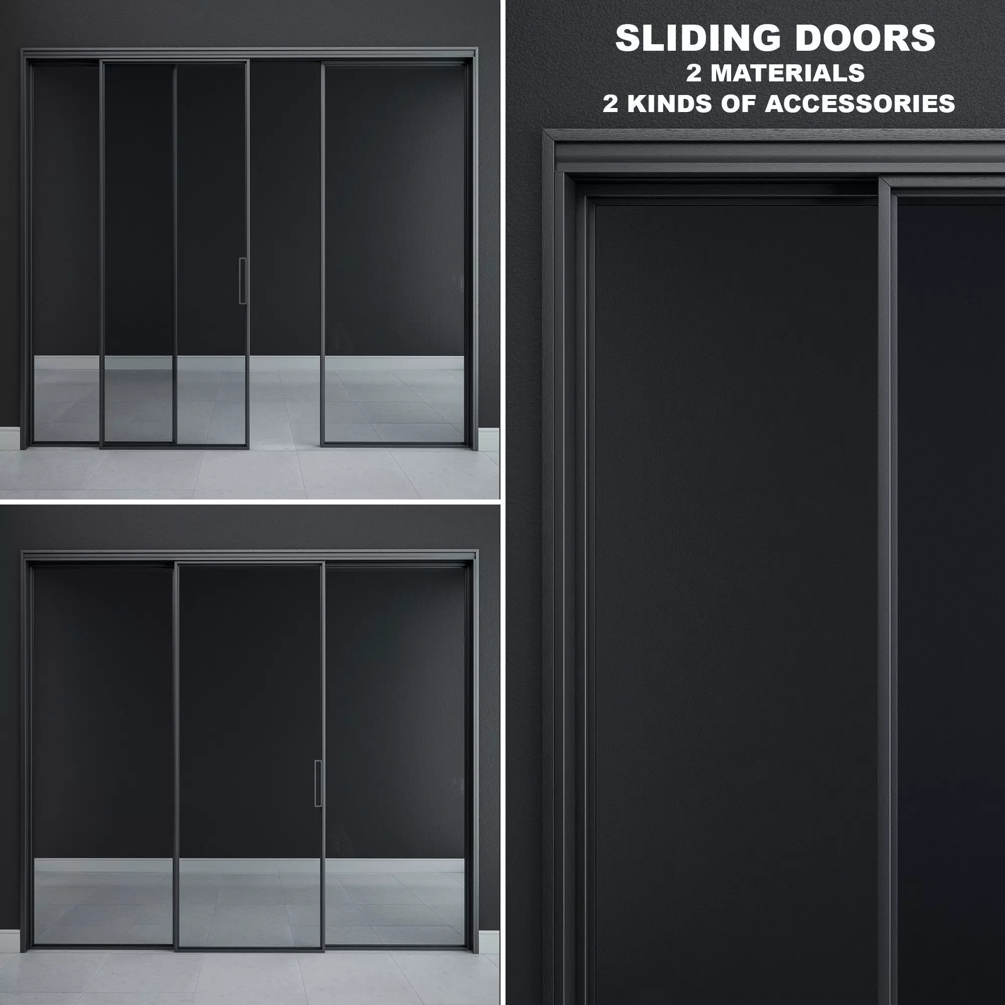Rimadesio Velaria Sliding Doors 3D model_0